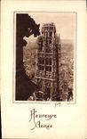 VINTAGE POSTCARD Happy Rouen Year the Tower of Butter