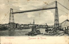 VINTAGE POSTCARD To remember of Transporter Rouen