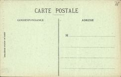 VINTAGE POSTCARD Rouen the Large Clock Detail of the vault