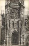 VINTAGE POSTCARD Rouen Church Saint Ouen Gate of Marmousets