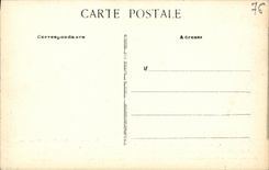 VINTAGE POSTCARD Rouen Musee departmental D antiquities Galerie Cockerel Stained glass Brace or Aaron Trompettes of Jericho