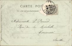 VINTAGE POSTCARD Interior Rouen of the Court D Sitted