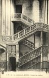 VINTAGE POSTCARD Rouen the Cathedral Staircase of Libraies