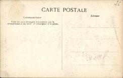 VINTAGE POSTCARD Rouen Street of the Library Gate of L church Godard Saint