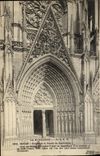 VINTAGE POSTCARD Rouen Porch of the frontage of Ouen Saint