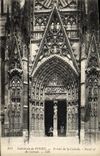 VINTAGE POSTCARD Rouen Cathedral of Gate of the Calend