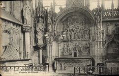 VINTAGE POSTCARD Rouen Vault St Etienne