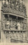 VINTAGE POSTCARD Rouen cathedral Tomb of the cardinals D Amboise