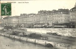 VINTAGE POSTCARD Rouen Quay of Paris