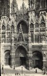 VINTAGE POSTCARD Rouen Gates of the Cathedral