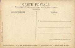 VINTAGE POSTCARD Rouen Street of butcheries Sasint ouen