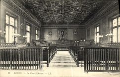 VINTAGE POSTCARD Rouen the Court D Sitted