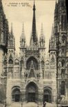 VINTAGE POSTCARD Rouen Cathedral the Frontage