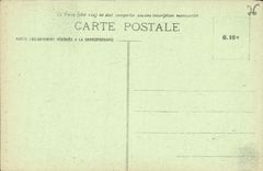 VINTAGE POSTCARD Rouen the Cathedral of Statue D Adam and Eve with the Tower