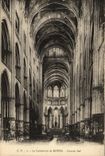 VINTAGE POSTCARD Rouen the Cathedral Great Nave