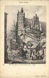 VINTAGE POSTCARD Rouen Law courts Seen interior about 1820