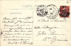 VINTAGE POSTCARD Rouen View Taken Dimension co  Catherine Vaches