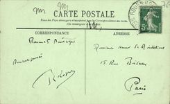 VINTAGE POSTCARD Rouen L Bourgheroulde Hotel