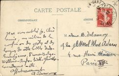 VINTAGE POSTCARD Rouen Church St Ouen Great nave