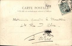 VINTAGE POSTCARD Rouen Bust of Flaubert To the Solferino Public garden