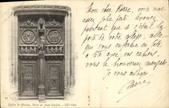 VINTAGE POSTCARD Rouen L Church Holy Maclou Carries of Jean Goujon
