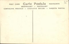 VINTAGE POSTCARD Rouen Staircase of the library