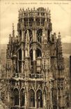 VINTAGE POSTCARD Rouen the Cathedral Tower of Butter Details of the top