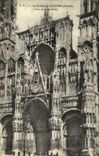 VINTAGE POSTCARD Rouen the Cathedral Before Its Restoration