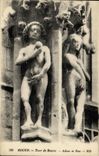 VINTAGE POSTCARD Rouen Turn of Butter Adam and Eve