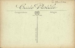 VINTAGE POSTCARD Rouen the Statue of the Virgin and L Hotel of Bourgtheroulde