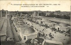 CPA Exposition Internationale Des Arts Decoratifs Paris 1925 Vue generale sur l esplanade des invalides