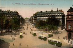 CPA Paris Avenue de L Opera 