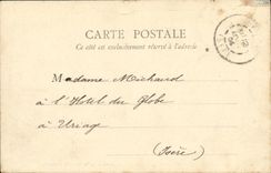 VINTAGE POSTCARD Paris the Bois de Boulogne in Fall Tank of Large