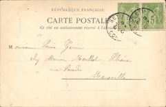 CPA Paris Exposition universelle 1900 Les pavillons de la navigation de comemrce