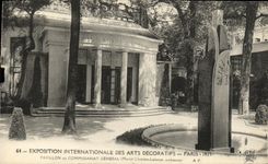 CPA Paris Exposition Internationale Des Arts Decoratifs 1925 Pavillon du commissariat general