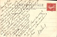 VINTAGE POSTCARD Aumale Hotel of the mixed Commune