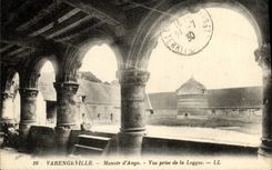 VINTAGE POSTCARD Varengeville Manor D Ango Seen from of the Loggia