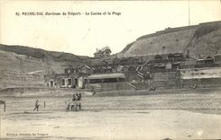 VINTAGE POSTCARD Mesnil Valley the Casino and the Beach