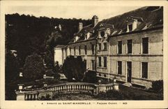 VINTAGE POSTCARD Abbey of Saint Wandrille Western Frontage