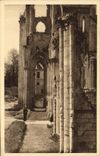 VINTAGE POSTCARD Abbey of Wandrille Saint In the ruins of L church