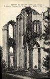 VINTAGE POSTCARD Abbaye of Saint Wandrille Ruines of the transept dimensions chorus
