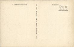 VINTAGE POSTCARD Abbaye of Saint Wandrille Ruines of the transept dimensions chorus