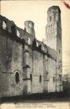 VINTAGE POSTCARD Anciene Abbey of Jumieges Notre Dame Church