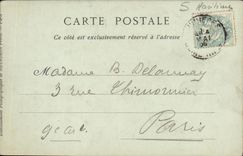 VINTAGE POSTCARD Ruins of L Abbey of Jumieges the Room of the Guards