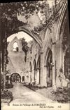 VINTAGE POSTCARD Ruins of L Abbey of Jumieges Nave of the L Church