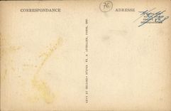 VINTAGE POSTCARD Ruins of Side of L Notre Dame Church