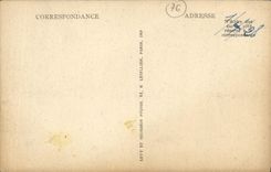 VINTAGE POSTCARD Ruins of L Abbey of Jumieges two turns of L Notre Dame church