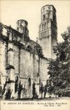 VINTAGE POSTCARD Abbaye of Jumieges Ruines of L Eglise Notre Dame Dimensions Northern