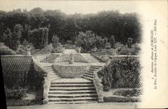 VINTAGE POSTCARD Old Abbey of Jumieges the park staircase of L time Louis XIV