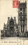 Iglesia Jacques de Dieppe de la POSTAL de la VENDIMIA Saint